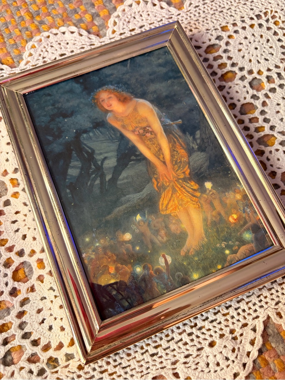 🌙✨ Framed “Midsummer Eve” Edward Hughes 1908 Art Print ✨🌙